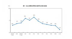 国家统计局：11月份社会消费品零售总额增长1.3%